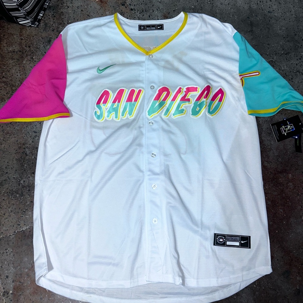 Fernando Tatis Jr San Diego Padres Nike City Connect Jersey Mens Large